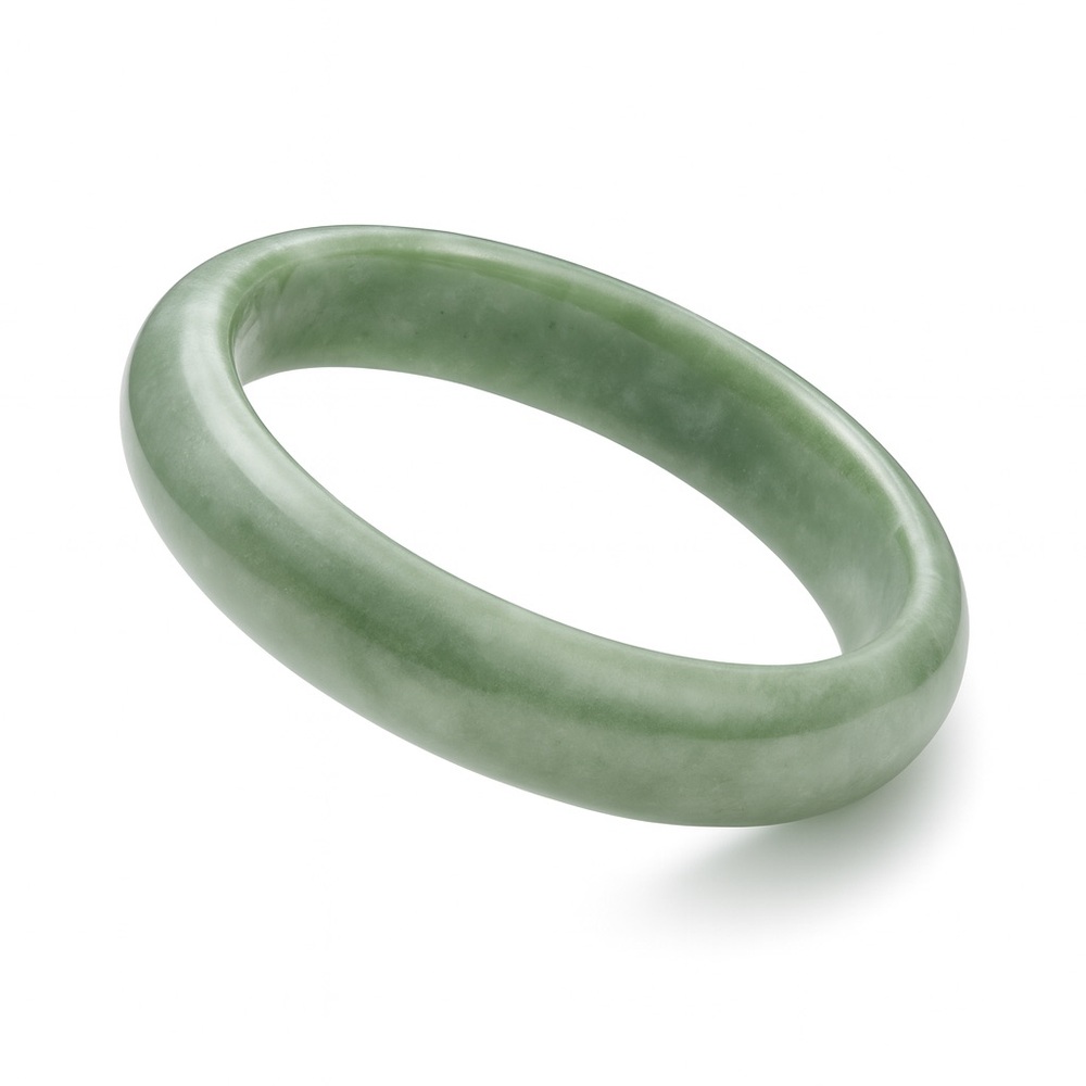 Green Jade Bangle Bracelet